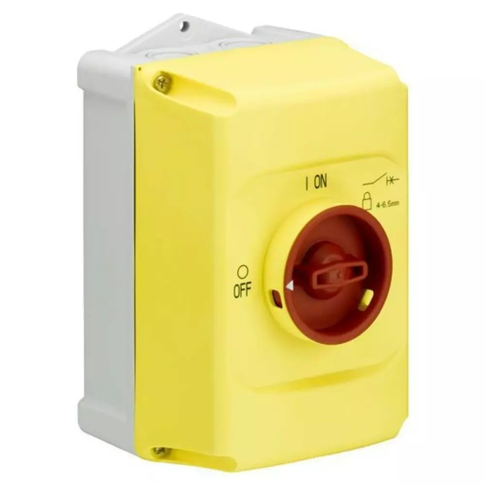 ABB Yellow Plastic Push Button Enclosure -, 1SAM201911R1011