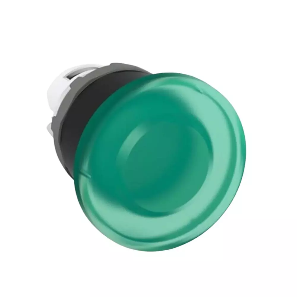 ABB Modular Series Green Momentary Push Button Head, 40mm Cutout, 1SFA611124R1102 MPM1-11G
