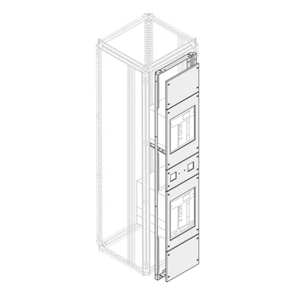 ABB PBRP Series RAL 7035 Light Grey Pickled Steel Sheet Blind Panel, 100mm H, 400mm W, 400mm L, for Use with PBRP1040, 1STQ009288A0000