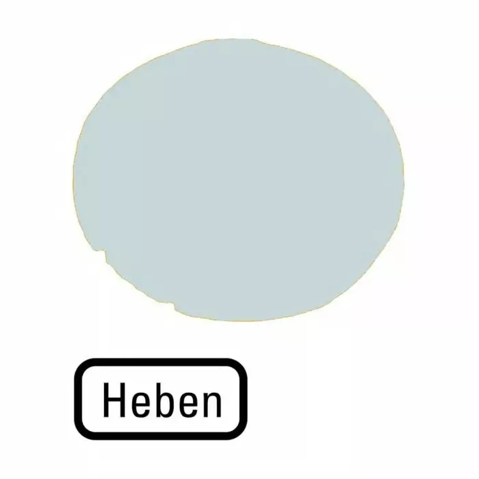 EATON Button Lens for Use with M22 Pushbuttons, Raise, Increase, 218324 M22-XDL-W-D17