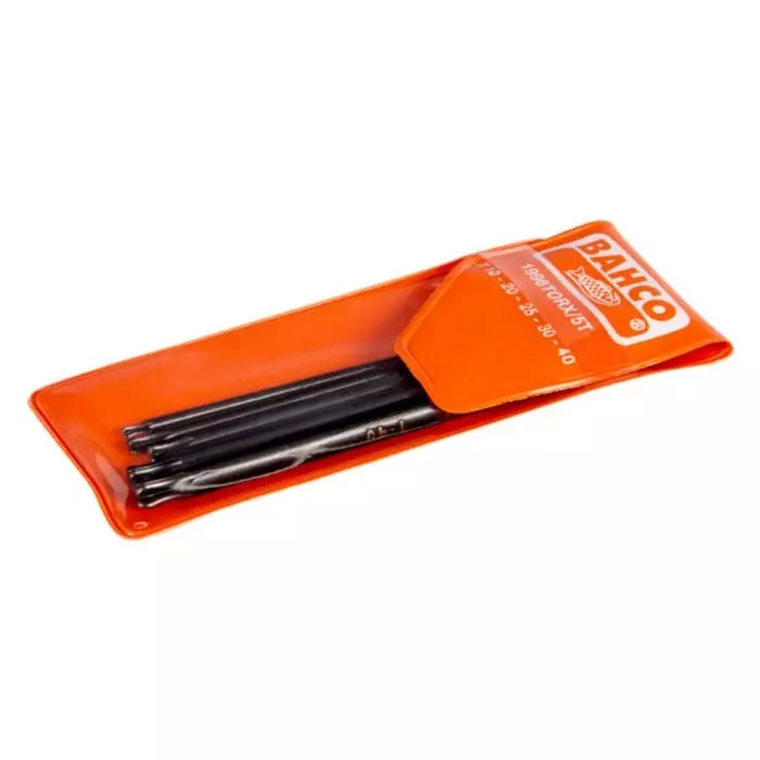 Bahco Standard Screwdriver/Hex Key Set, 1996TORX/5T (Set of 5 Pcs)