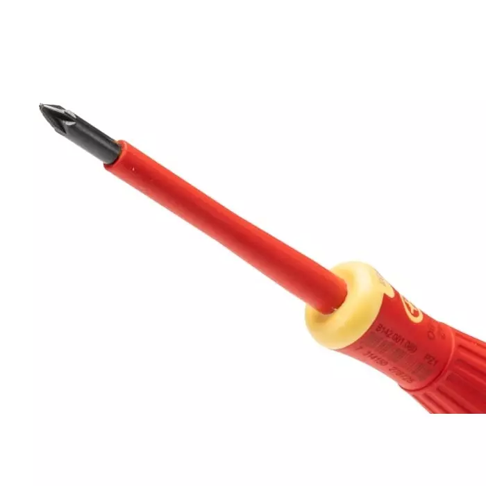 Bahco Pozidriv Slotted Insulated Screwdriver Set, B220.015 (Set of 5 Pcs)