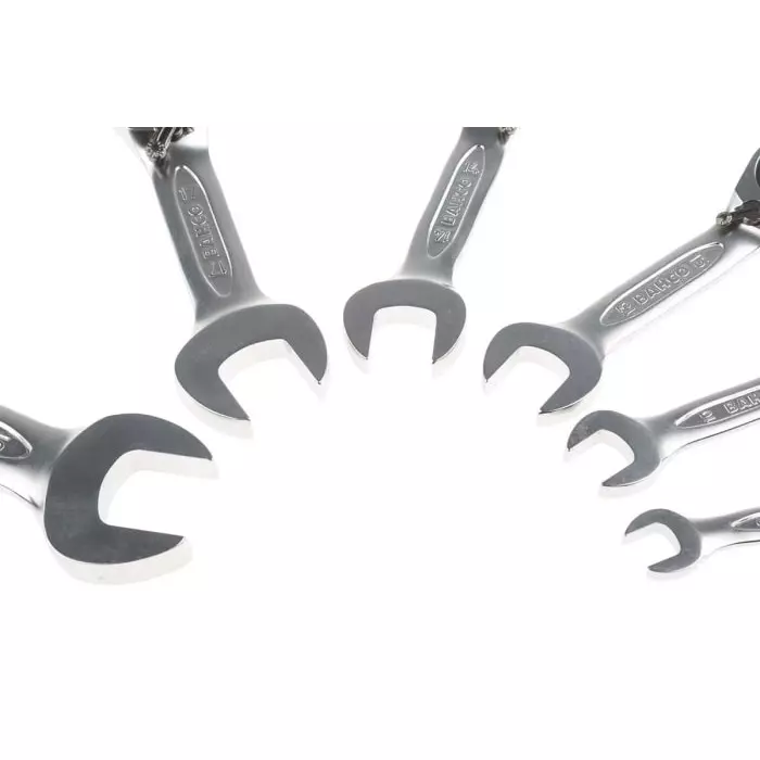 Bahco 10RM Series Ratchet Spanner Set 8-19 mm Alloy Steel, 10RM/SH6 (Set of 6 Pcs)