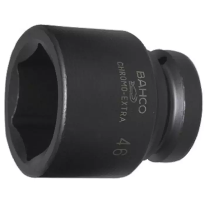 Bahco Standard Impact Socket Alloy Steel Blackened Finish 1.5 inch Square Drive, K9801M-65