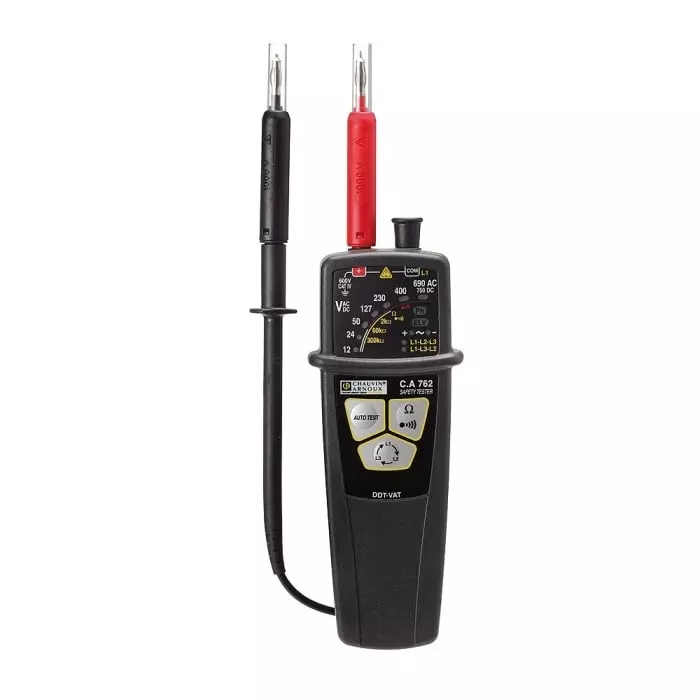 CHAUVIN ARNOUX IP2X LED Voltage Tester 690 V AC 750V dc Continuity Check Battery Powered CAT IV, P01191762D