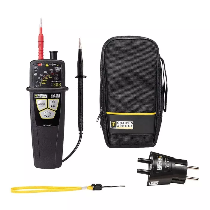 CHAUVIN ARNOUX IP2X LED Voltage Tester 690 V AC 750V dc Continuity Check Battery Powered CAT IV, P01191762D