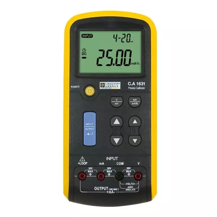 CHAUVIN ARNOUX Current & Voltage Calibrator 20 V DC Max Voltage 24 mA Max Current UKAS Calibration, P01654402
