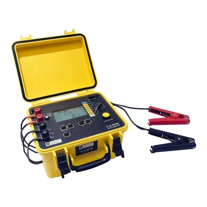 CHAUVIN ARNOUX Ohm Meter 399 Ω Max 1 μΩ Resolution 4 Wire, P01143200