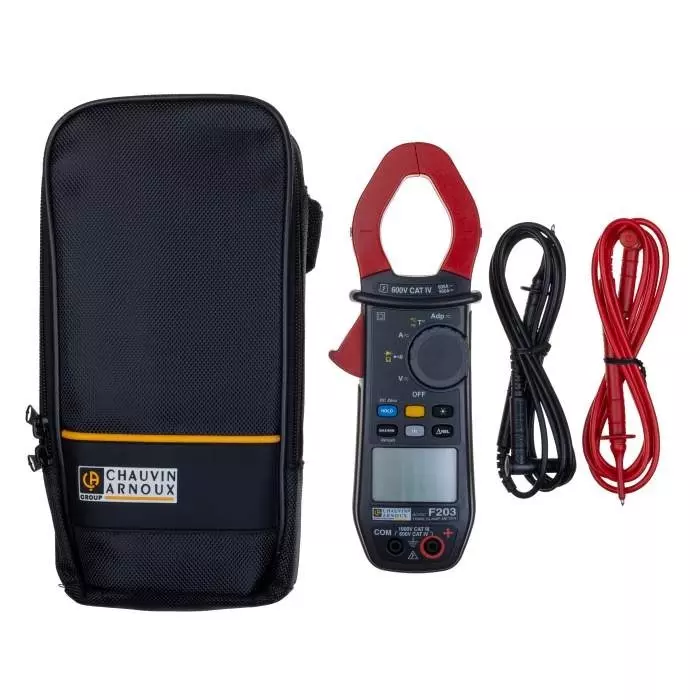 CHAUVIN ARNOUX Clamp Meter 900A DCMax Current 600 A AC CAT III 1000V, P01120923