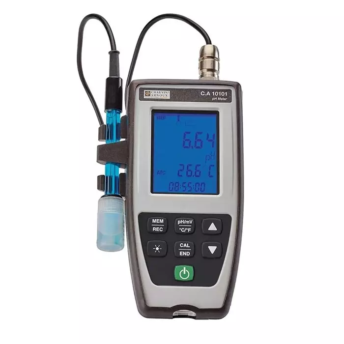 CHAUVIN ARNOUX pH Meter 0.01pH Resolution 16pH Max +120 °C Max, P01710010