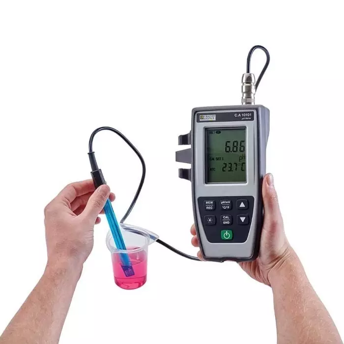 CHAUVIN ARNOUX pH Meter 0.01pH Resolution 16pH Max +120 °C Max, P01710010