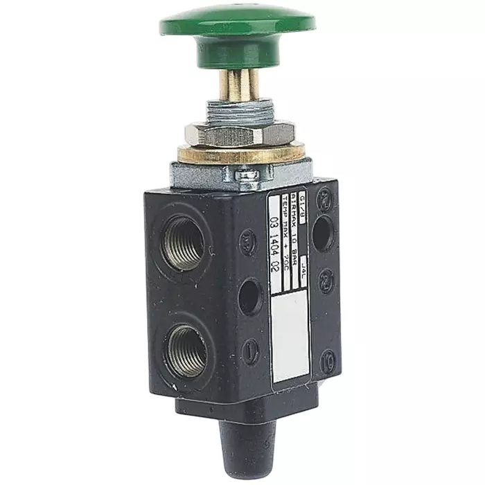 Norgren X31 Series Push Button Type Pneumatic Manual Control Valve 5/2 G 1/8 inch III B, X3144402