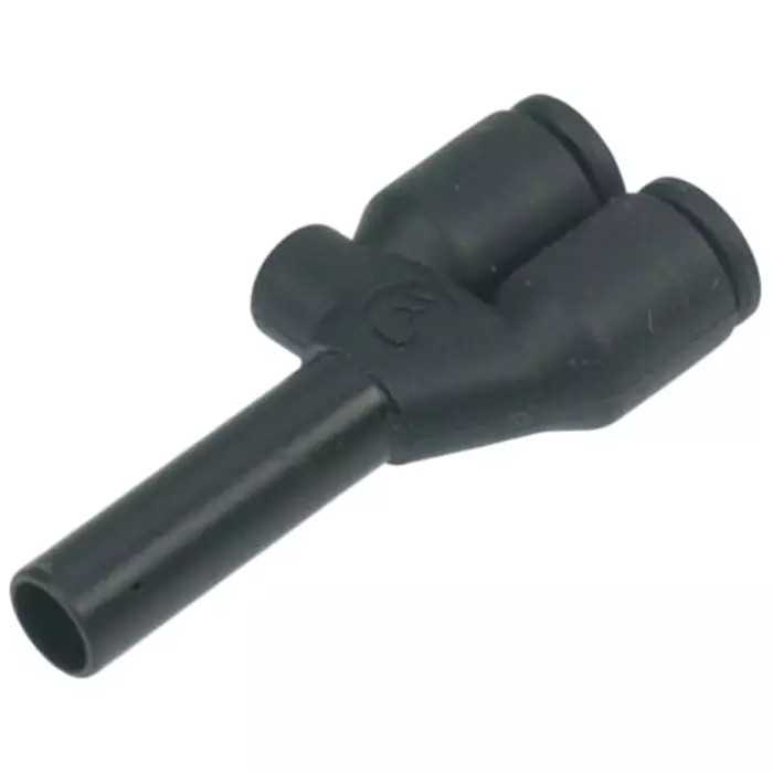 Legris LF3000 Series Y Tube-to-Tube Adaptor Push In 4 mm to Push In 4 mm Tube-to-Tube Connection Style, 3142 04 00 (Pack of 5 Pcs)
