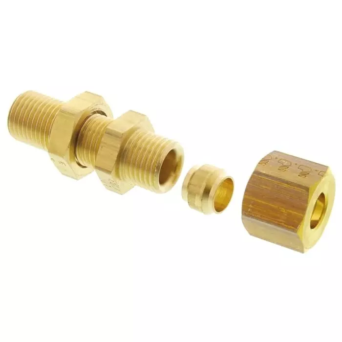 Legris 0116 Series Pneumatic Fittings 6 mm to 6 mm, 0116 06 00 (Pack of 5 Pcs)