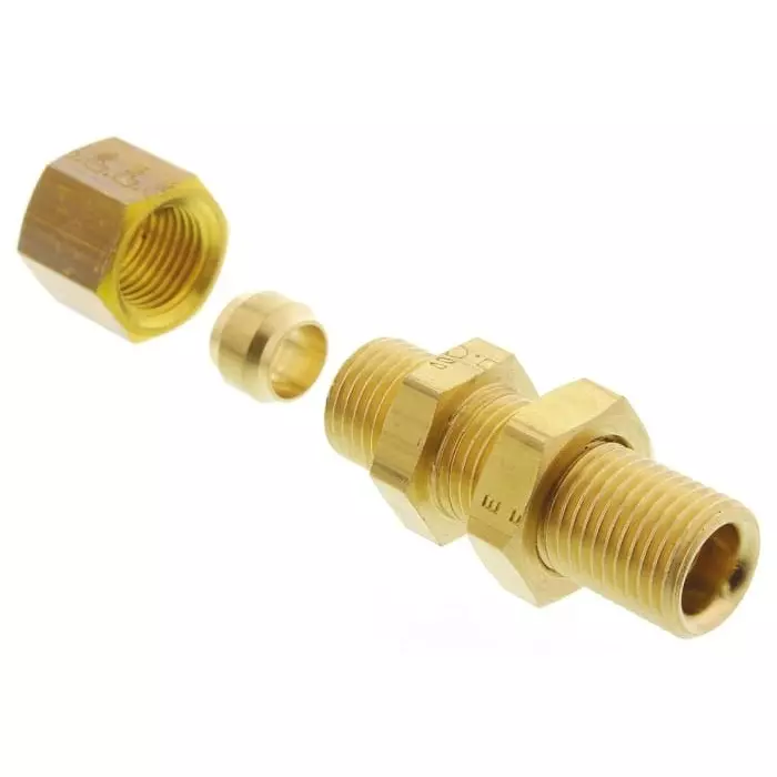 Legris 0116 Series Pneumatic Fittings 6 mm to 6 mm, 0116 06 00 (Pack of 5 Pcs)