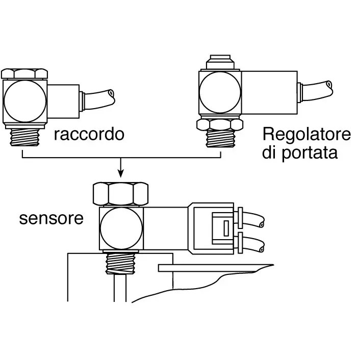 Legris 7818 Series Pressure Decay Sensor G 1/8 Female, 7818 04 10