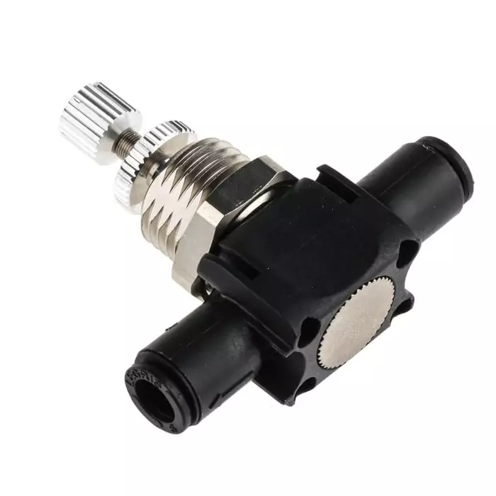Legris 7776 Series Tube Flow Regulator 6 mm Tube Inlet Port x 6 mm Tube Outlet Port, 7776 06 00
