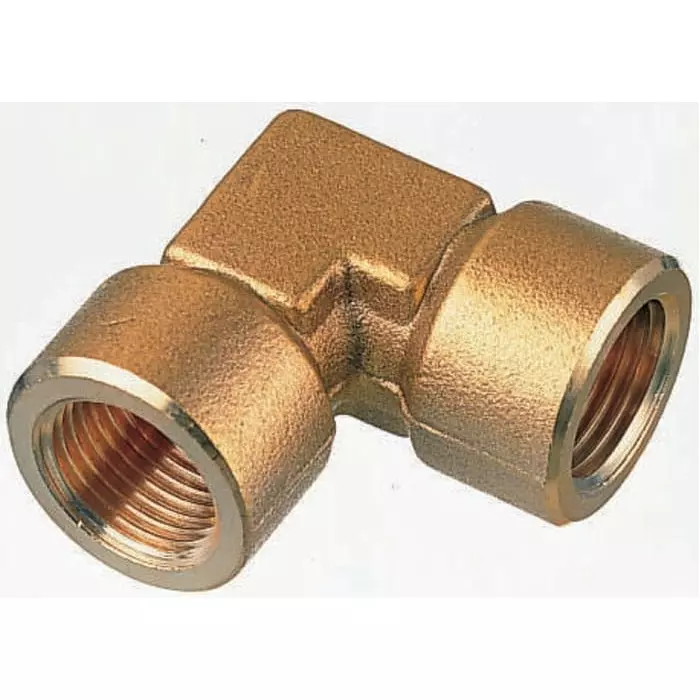 Legris Brass Pipe Fitting 90° Threaded Elbow Female G 3/4 inch to Female G 3/4in, 0143 27 27 (Pack of 2 Pcs)