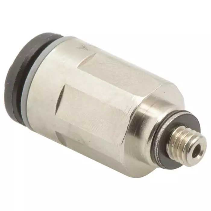 Legris LF3000 Series Straight Threaded Adaptor M3 Male to Push In 4 mm Threaded-to-Tube Connection Style, 3101 04 09 (Pack of 5 Pcs)