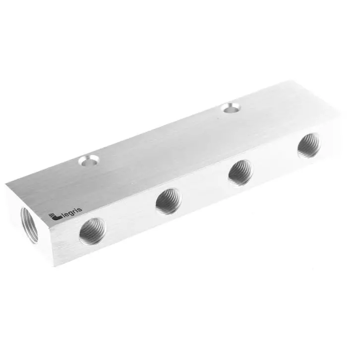 Legris 3313 Series 8 Outlet Manifold G 3/8 G 1/4, 3313 13 17 04