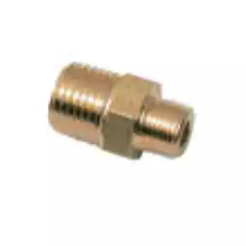 Legris Brass Pipe Fitting Straight Push Fit Compression Olive Male 1/8 inch to Male BSPT 1/8in, 0121 11 10 (Pack of 10 Pcs)