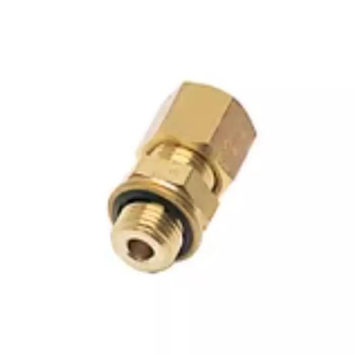 Legris Brass Pipe Fitting Straight Push Fit Push-Fit to BSP Connector Male BSPP 1/4in BSP 1/4in 8 mm, 0101 08 13 39 (Pack of 10 Pcs)