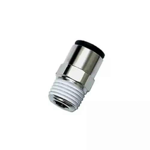 Legris LF 3000 Series Stud Fitting 1/4  inch to NPT 1/4 Male Tube-to-Port Connection Style, 3175 56 14 (Pack of 10 Pcs)