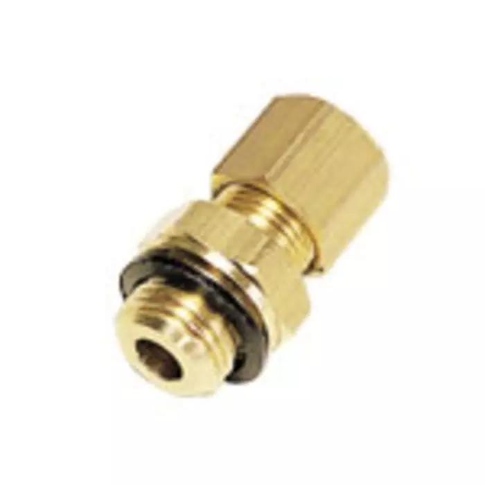Legris LF3000 Series Straight Threaded Adaptor G 1/2 Male to Push In 14 mm Threaded-to-Tube Connection Style, 0101 14 21 (Pack of 2 Pcs)