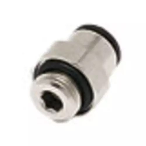 Legris LF3000 Series Straight Threaded Adaptor G 1/2 Male to Push In 14 mm Threaded-to-Tube Connection Style, 3101 14 21 (Pack of 10 Pcs)