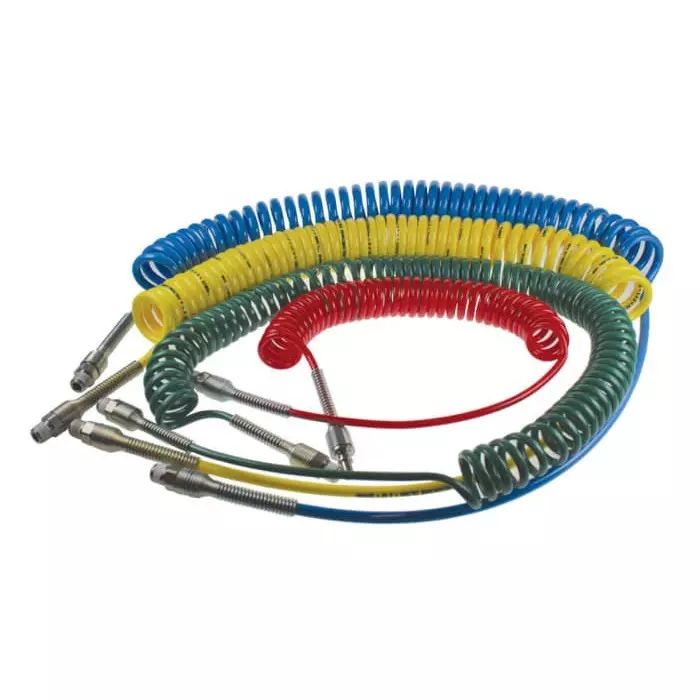 Legris Polyurethane Recoil Hose 2 m with R 1/4 connector, 1470U06 05 13