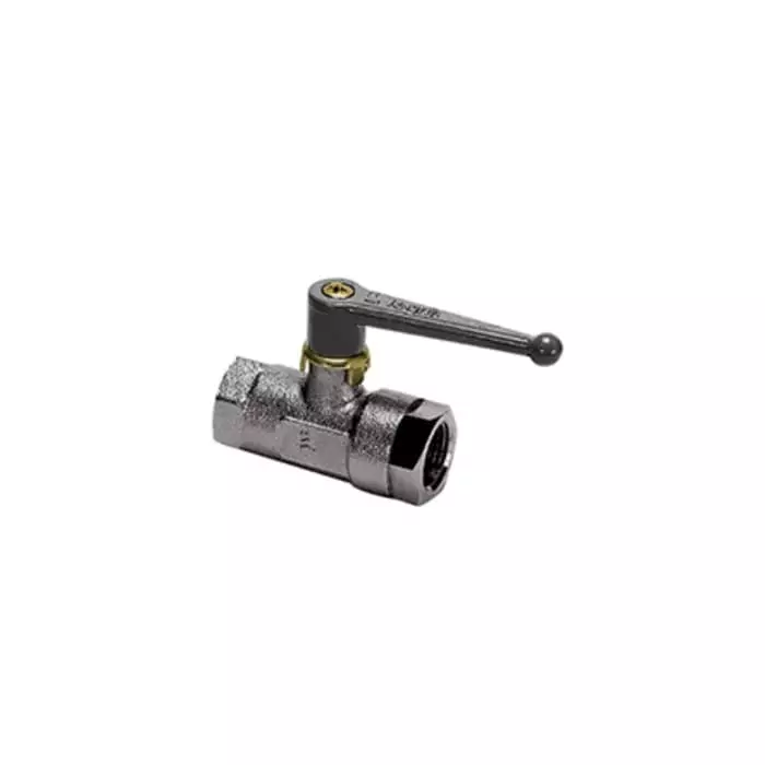 Legris Nickel Plated Brass Ball Valve Threaded BSPP 3/4 inch, 0402 20 27 (Pack of 5 Pcs)