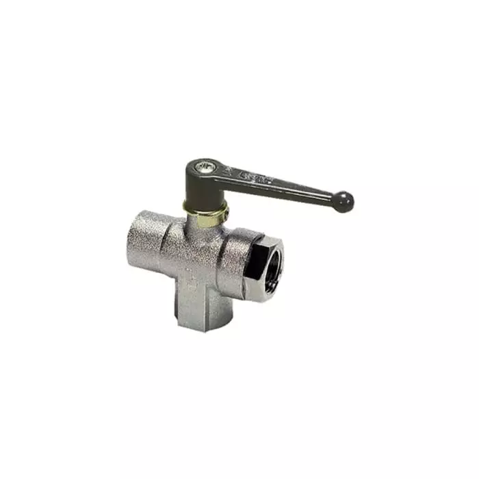 Legris Brass Ball Valve Threaded BSP 9 mm 20 Bar Operating Pressure, 0482 09 17 (Pack of 5 Pcs)