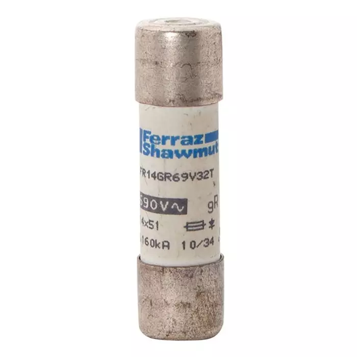 Mersen FF Cartridge Fuse 10 A 500 V DC, 690 V AC & 700 V AC 14x51 mm, H1017182 - FR14GR69V10T