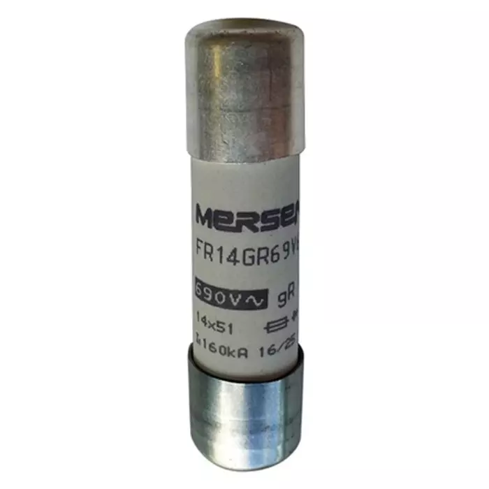 Mersen FF Cartridge Fuse 20 A 500 V DC, 690 V AC & 700 V AC 14x51 mm, F1017203 - FR14GR69V20