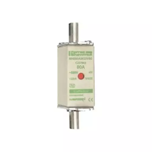 Mersen NH Fuse 80 A 500 V AC NH000, NH000AM50V80