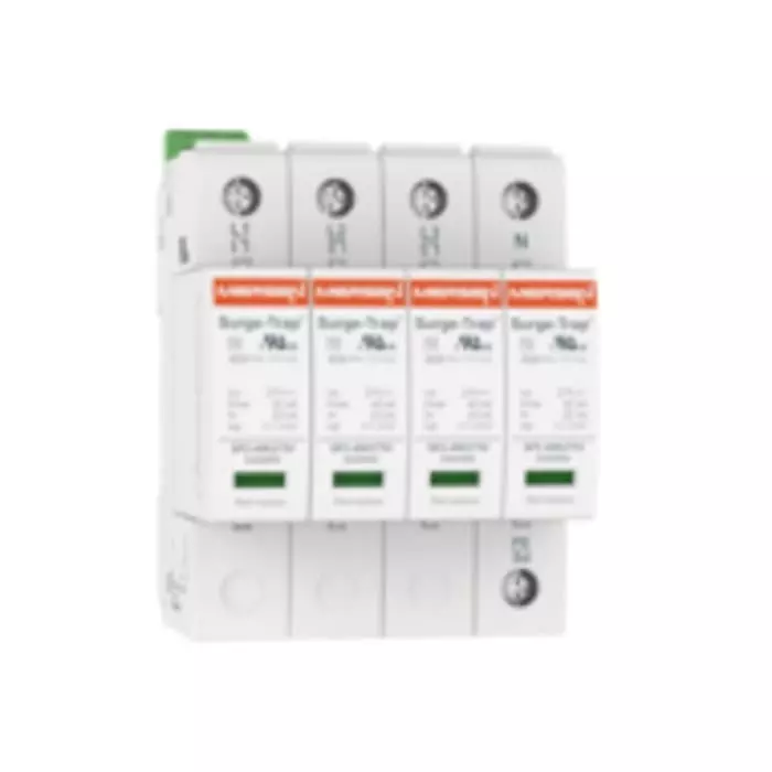 Mersen Surge Protector 40 kA 275 V AC DIN Rail Mount, 83020146 - STPT2-40K275V-4PG