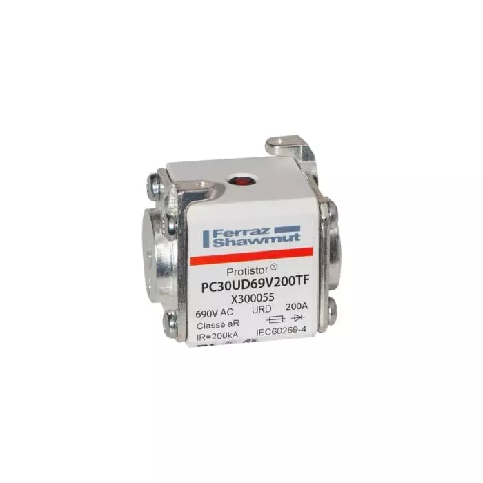 Mersen Square Body Fuse 200 A 700 V 30 Size FF aR, X300055