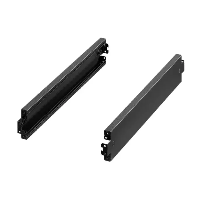 Rittal Black Steel Rack Panel 20HP, 8640030 (Pack of 2 Pcs)