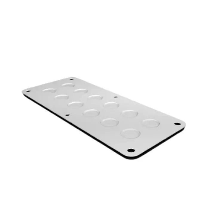 Rittal SZ Series RAL 7035 Steel Gland Plate 220mm W 90mm L for Use with Enclosure Type Kx, 1581200