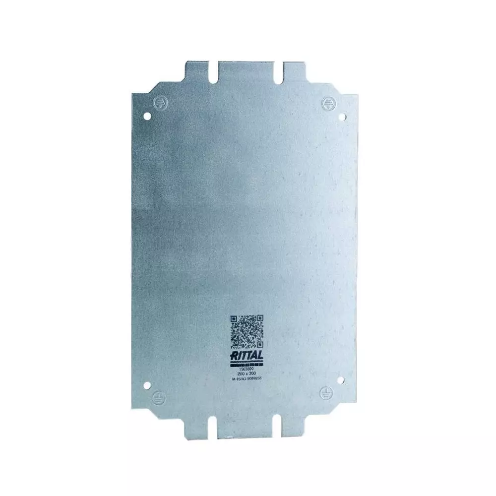 Rittal Kx Series Sheet Steel Mounting Plate 285x175x285mm for Use with Kx Terminal Boxes And Bus Enclosures, 1563800