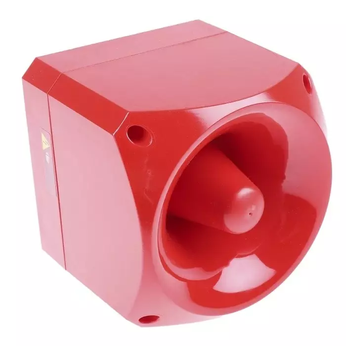 Klaxon Nexus 120 Series Surface Mount Electronic Sounder, 110/230 V AC, 120dB at 1 m, IP66, AC, 50-Tone, PNS-0011