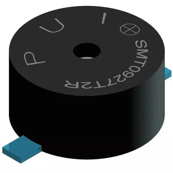 PUI AUDIO Transducers Electromagnetic Board Mount 85 dBA Sound Pressure Level, SMT-0927-T-2-R