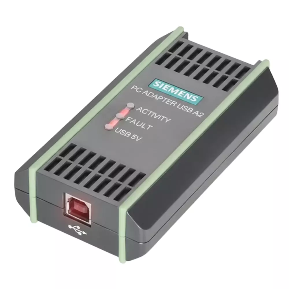 Siemens USB A2 PC Adapter 1&nbsp;W Power Loss 26&nbsp;mm (1 inch) Height 365 g, 6GK1571-0BA00-0AA0