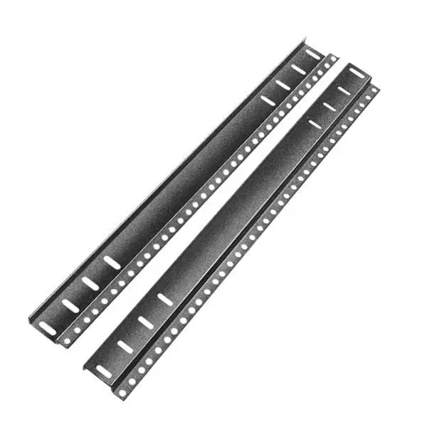 BUD INDUSTRIES Panel Mounting Rail Steel Black 533.40 mm (21 Inch) Length, PMR-9448