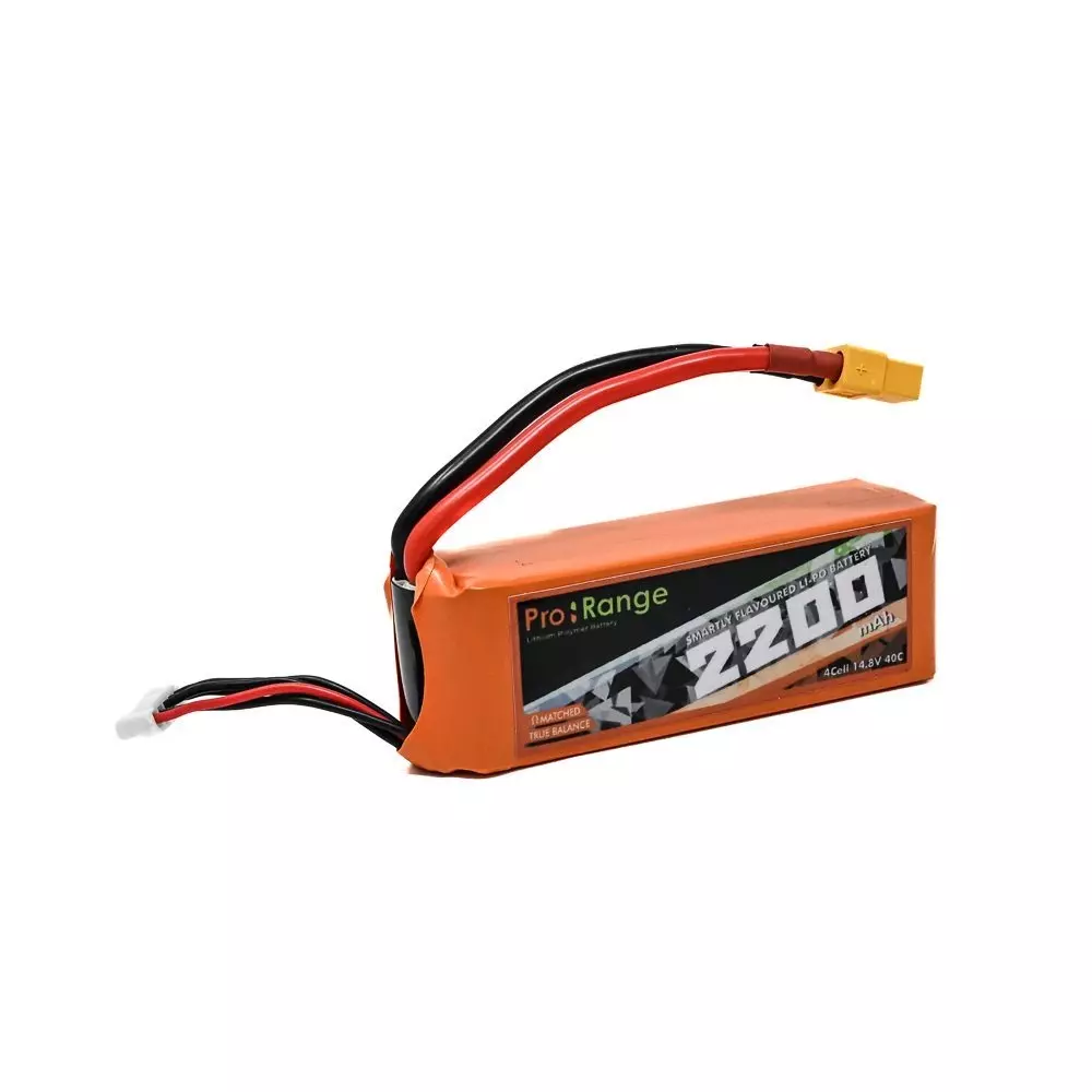 Pro-Range 14.8V 2200 mAh 40C 4S Lithium Polymer Battery Pack