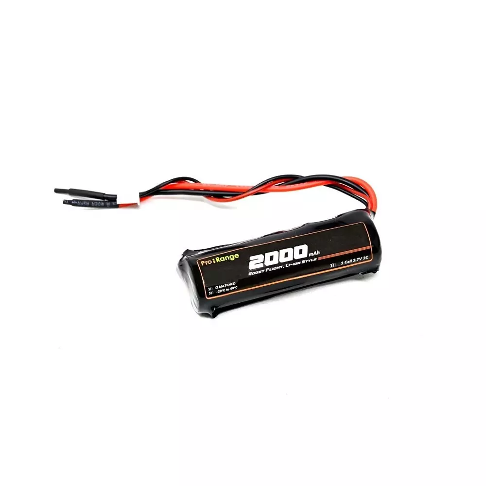 Pro-Range 3.7 V 2000 mAh 3C 1S1P Li-Ion Battery Pack
