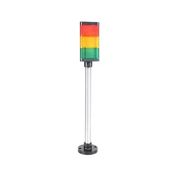 MALLORY Stack Light, Green/Red/Yellow, 24V, Jtc028-Ryg-Cs