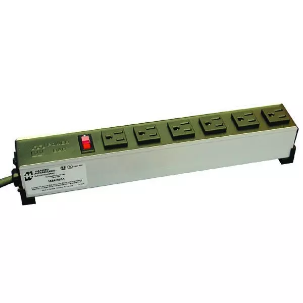 HAMMOND Power Outlet Strip, 1584H4A1