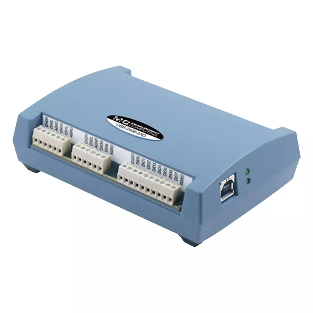 DIGILENT Multifunction Temp & Voltage Device, Mcc Usb-2408-2Ao