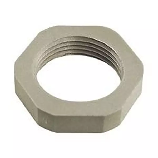 ALTECH Gland Locknut, Nyl 6, Blk, 3/8" Npt Thk, 7211 495